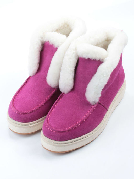 04-5603-3 CRIMSON Ботинки зимние женские (натуральная кожа, 100% шерсть)