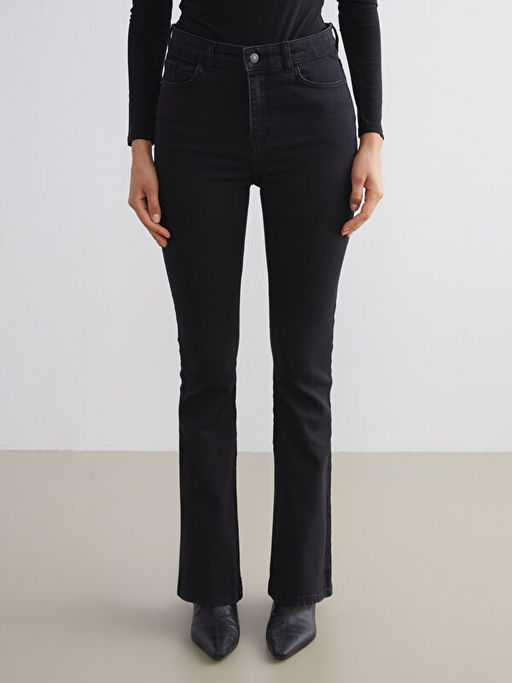 Flare Kad?n Jean Pantolon