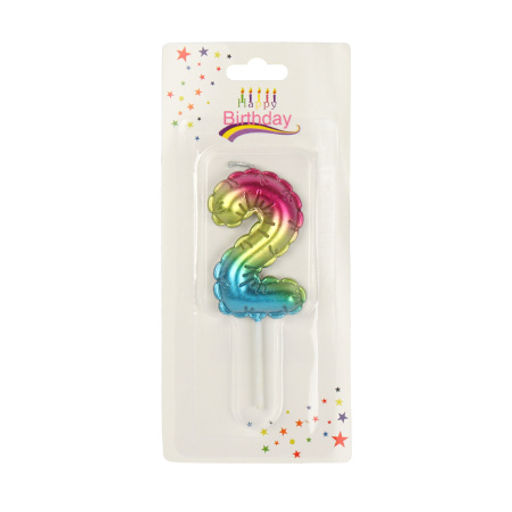 Свеча Цифра Градиент / KL-18 /уп 600/ - Галеонтрейд фото 3