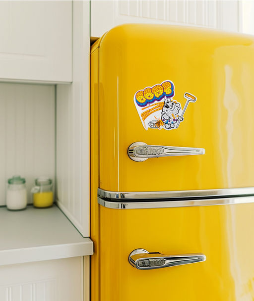 Кристальная (алмазная) мозаика ФРЕЯ CMF-ALVM-112 магнит Винни-пух райтер 11 х 9 см