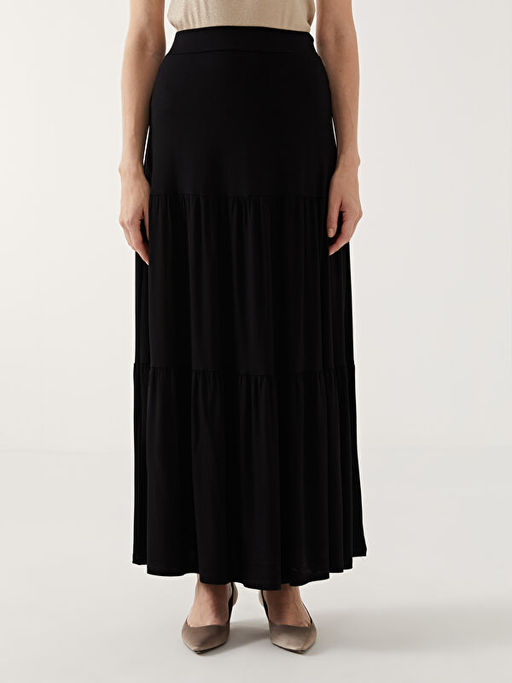 Beli Lastikli A Kesim Kad?n Etek