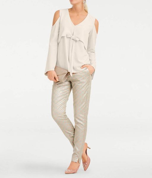 Блузка, белая - Ashley brooke фото 3