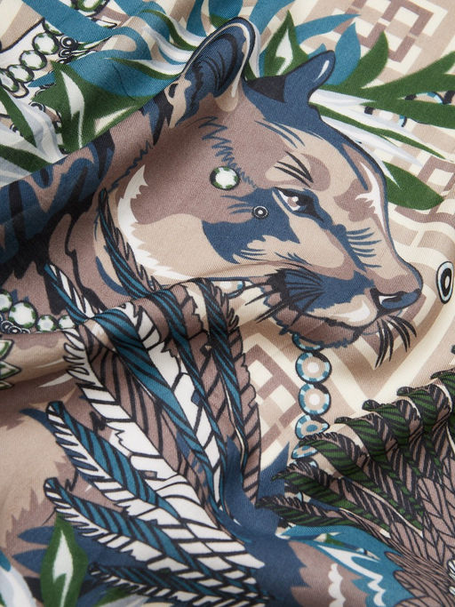 Платок жен. шелк+шерсть+мод 120х120 E16-8487-22