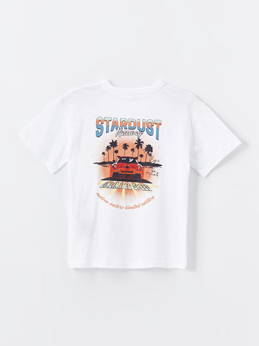 Rahat Kal?p Bisiklet Yaka Erkek ?ocuk Ti??rt - Waikiki фото 2