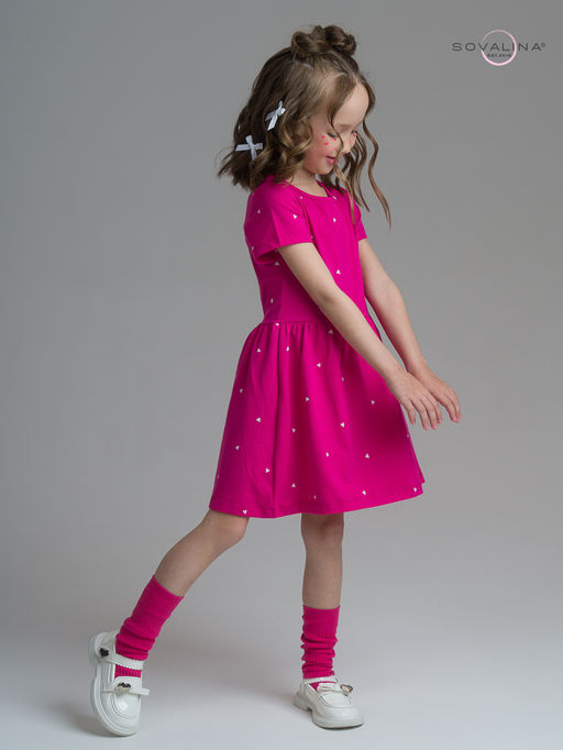 Платье Лето сердечки барби - Sovalina фото 2