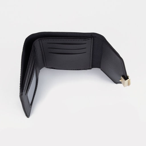 Кошелёк на кнопке, цвет чёрный - Simaland фото 3