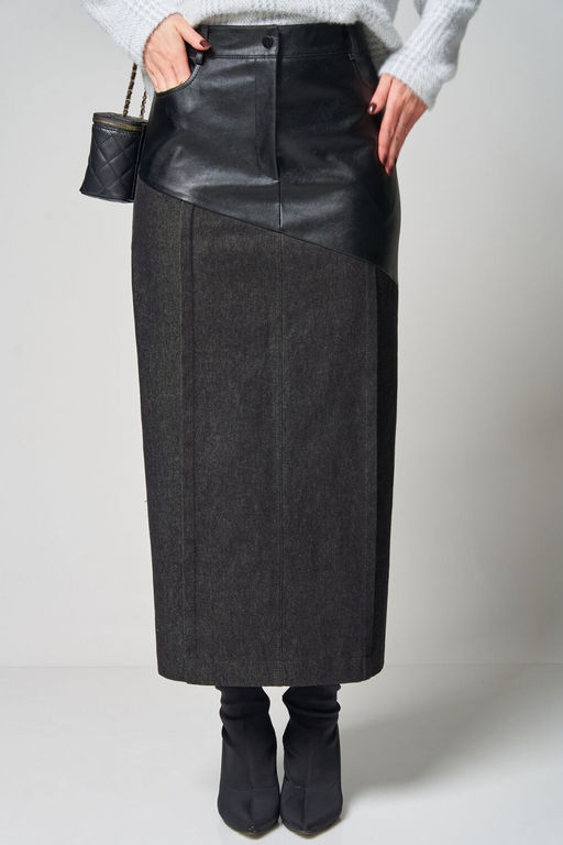 Юбка LAIKONY 273-2 черный  фото 2