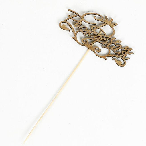 Цена за 5 шт. Топпер для торта С Днём Рождения, МИКС - Страна карнавалия фото 8