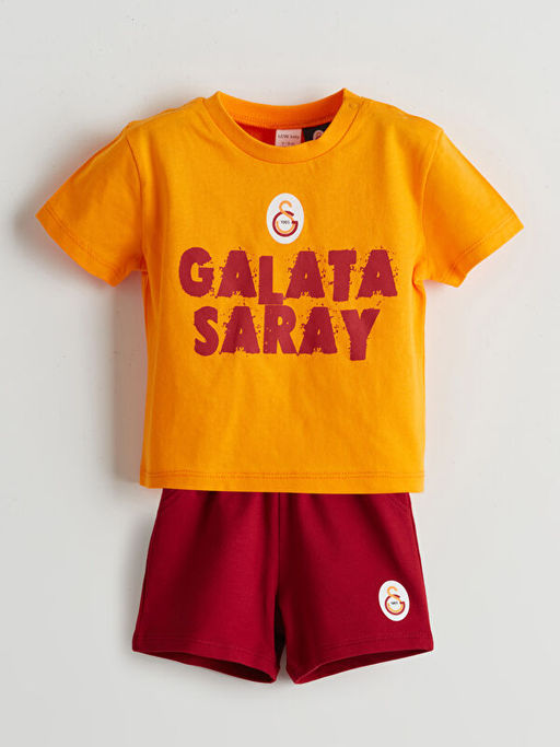 Galatasaray Bask?l? Erkek Bebek ?ortlu Tak?m