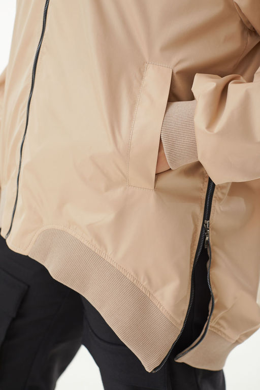 Бомбер AURA 7027-176 бежевый  фото 4