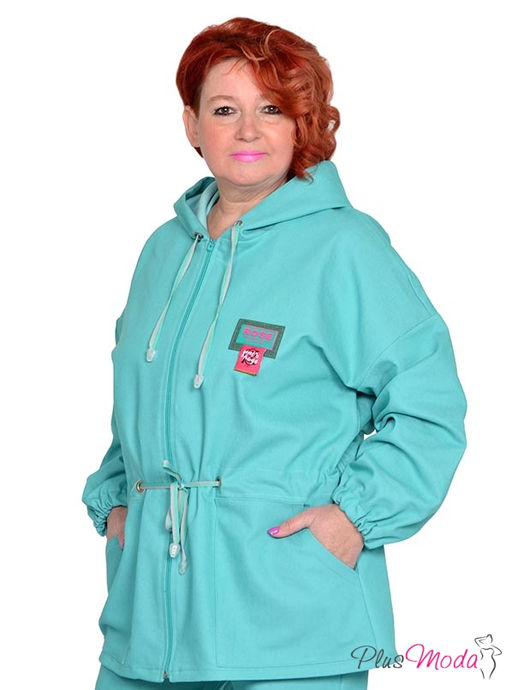 Жакет-парка Модель №1908 размеры 44-84 - Plusmoda фото 11
