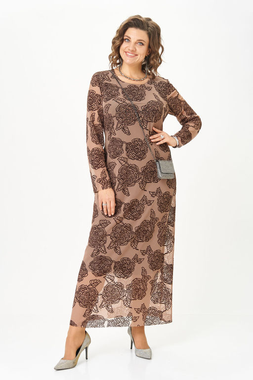 Платье Aira Style 24430 капучино