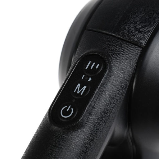 Массажёр для тела Windigo LEM-11, перкуссионный, 25 Вт, 12 насадок, 5 режимов, чёрный