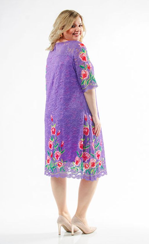 Платье из великолепного гипюра с роскошной печатью под вышивку - Ckc collections фото 3