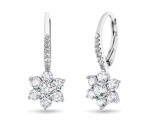 Серьги, куб.циркон., ТЦС-147