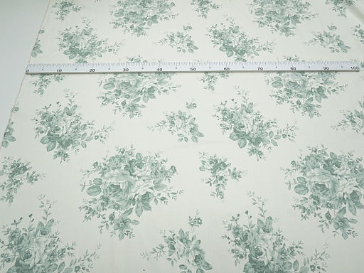 Сатин Букет мечты цв.мятная дымка, (комп), ш.2.5м, хлопок-100%, 110гр/м.кв - Купава фото 4