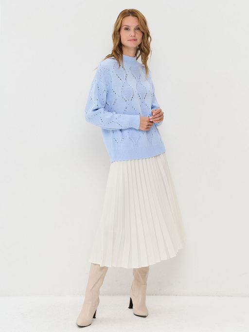 Джемпер женский 9242-94067. 3200331 холодный голубой