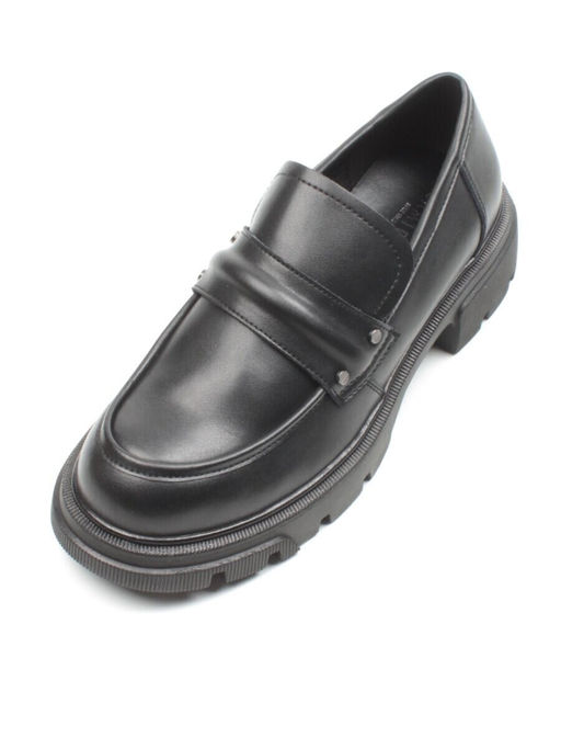 03-C1818-1 BLACK Лоферы женские (натуральная кожа)