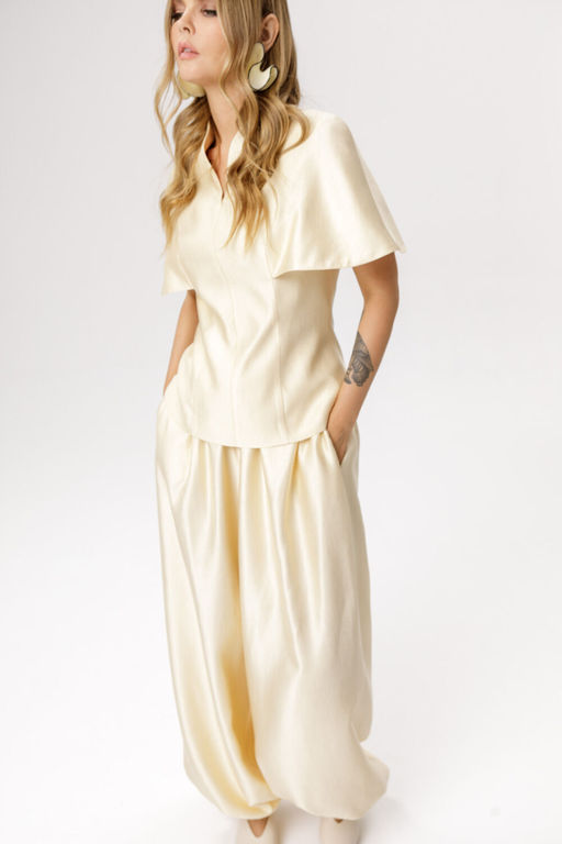 Брюки Pirs 6671 сливочный