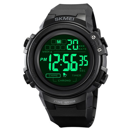 Часы наручные Skmei мужские электронные спортивные 2260black-black