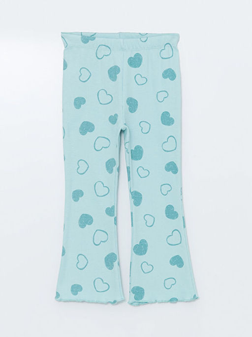 Beli Lastikli Bask?l? K?z Bebek Tayt