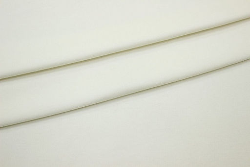 Трикотаж Интерлок цв.Сливочно-молочный, ш.1.65м, Пенье, хл-100%, 190гр/м.кв