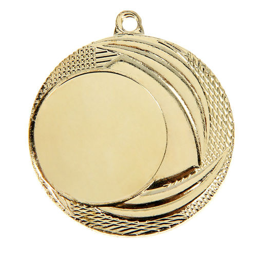 Цена за 3 шт. Медаль под нанесение золото 055, d=4 см, без ленты