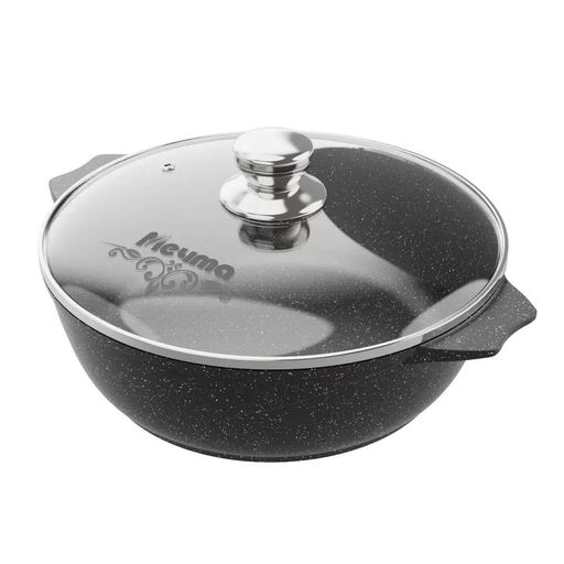 ГРАНИТ BLACK Жаровня 5,0 л, арт. 35802