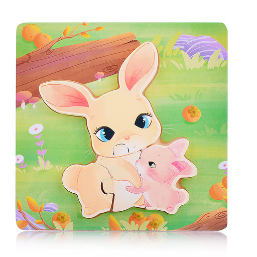 Пазл-вкладыш "Мама и малыш"