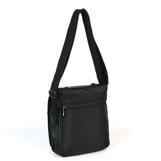 Мужская текстильная сумка через плечо 640 Блек