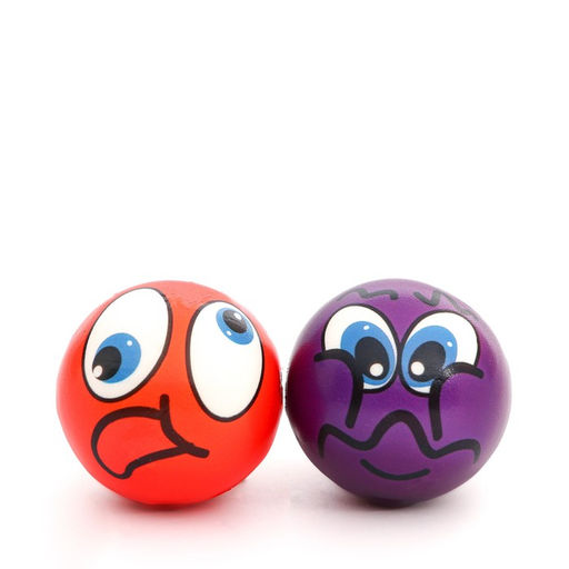 Цена за 2 шт. Мячик зефирный Подмигнул, 6,3 см, микс цветов - Пижон фото 9