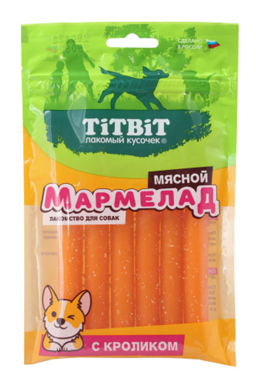 Титбит Мармелад д/соб.мясной с кроликом 120 г. 1/20