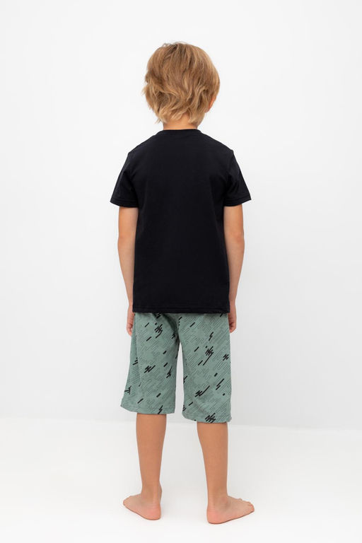 К 1528/24/черный,быстрее ветра пижама дет