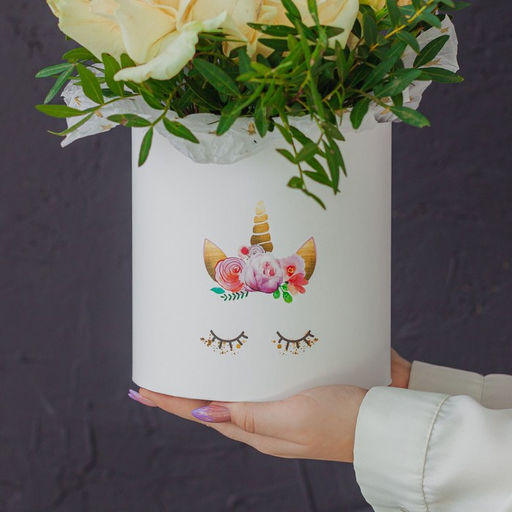 Подарочная коробка круглая Нежная, 15 15 см - Дарите счастье фото 5