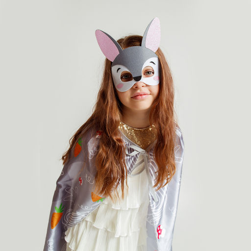 Карнавальный набор «Новогодний заяц»: плащ, маска