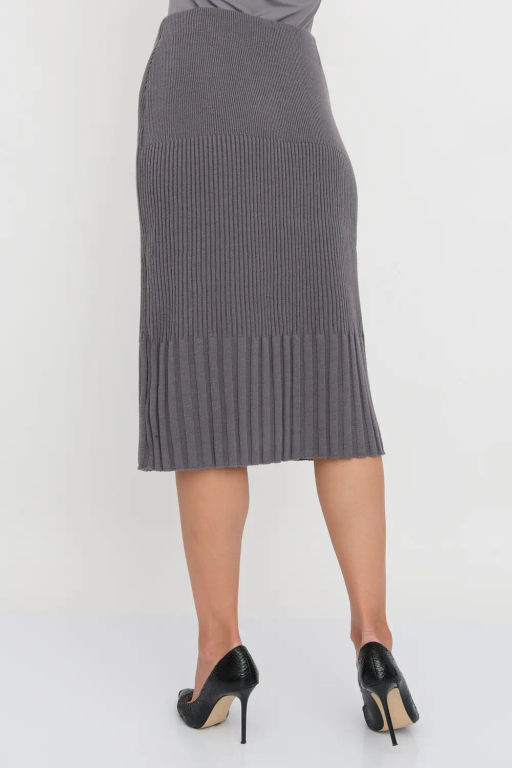 ЗЛАТА Юбка И 001 дл/серый