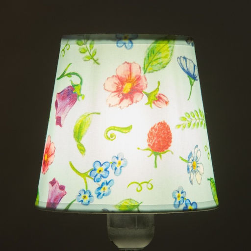 Абажур для светильника универсальный BayerLux Мелкие цветы, прищепка,14?14?13 см  фото 6