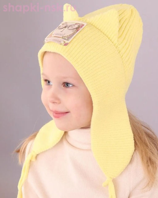 01-8-H Ушанка для девочки (50-52)