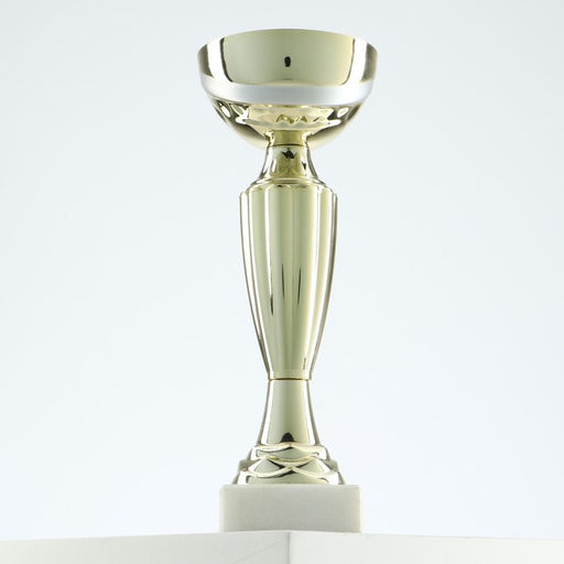 Кубок 106, наградная фигура, золото, подставка камень, 18.8 см