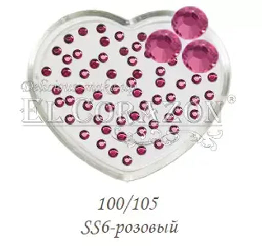 ЭК Стразы стеклянные 100шт/105 SS6-розовый