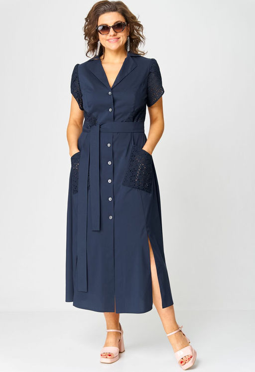 Платье EVA GRANT 7200В темно-синий