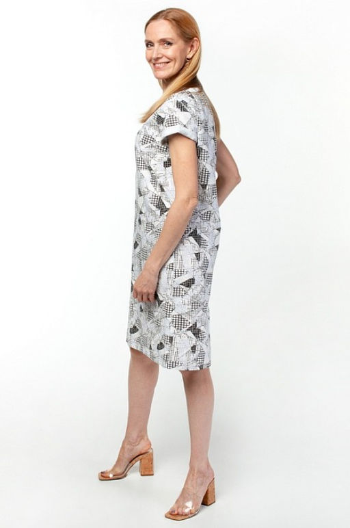 Платье лен 60%, хлопок 40%