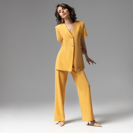 Брючный костюм с разрезами На шаг впереди моды (яркий) - Charutti фото 4