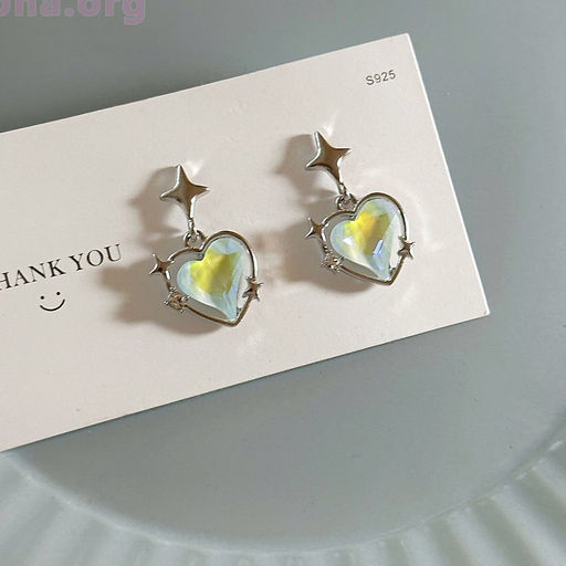 Серьги Star heart