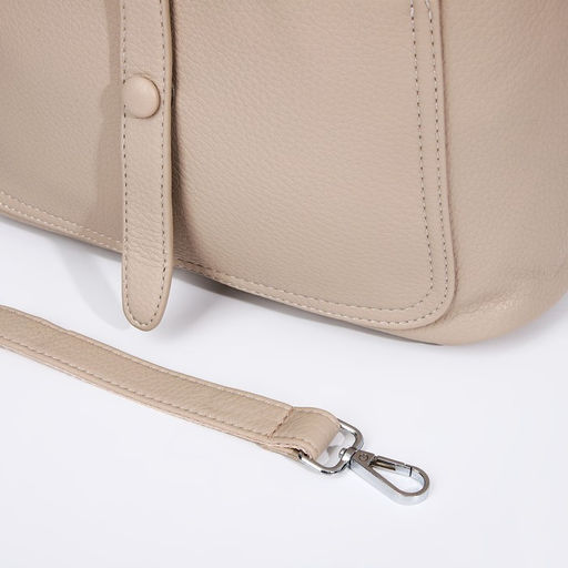 Сумка-тоут на молнии, 2 наружных кармана, цвет бежевый - Simaland фото 6