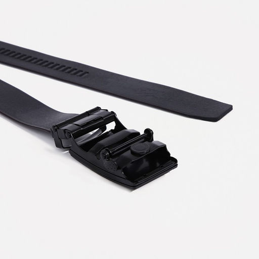 Ремень мужской, ширина 3,5 см, автомат, пряжка тёмный металл, цвет чёрный - Simaland фото 3