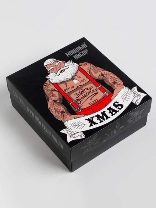 Новогодний подарочный набор термос и носки KAFTAN Xmas, р. 41-44 (27-29 см)  фото 19