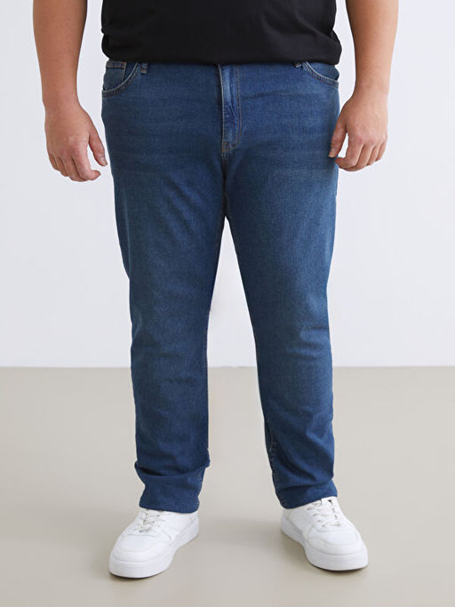B?y?k Beden 779 Regular Fit Erkek Jean Pantolon