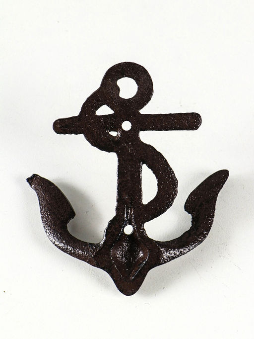 Настенный крючок декоративный Якорь, металл, 13.5?12?3.5 см