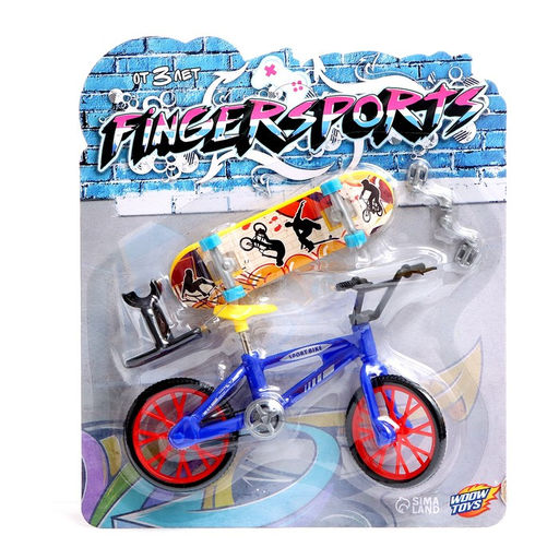 Набор пальчиковый скейтборд и велосипед, МИКС - Woow toys фото 11